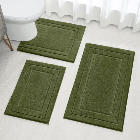 HOMEIDEAS plush microfiber feel adds comfort underfoot in daily routines