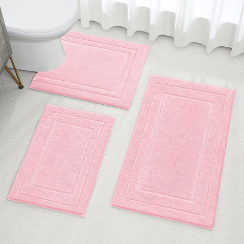 HOMEIDEAS soft fibers cushion feet, adding warmth near sinks.