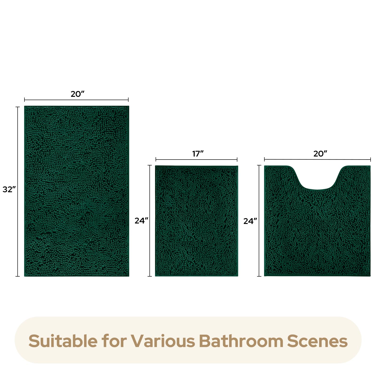 HOMEIDEAS ultra-soft shag invites plush comfort beneath foot.