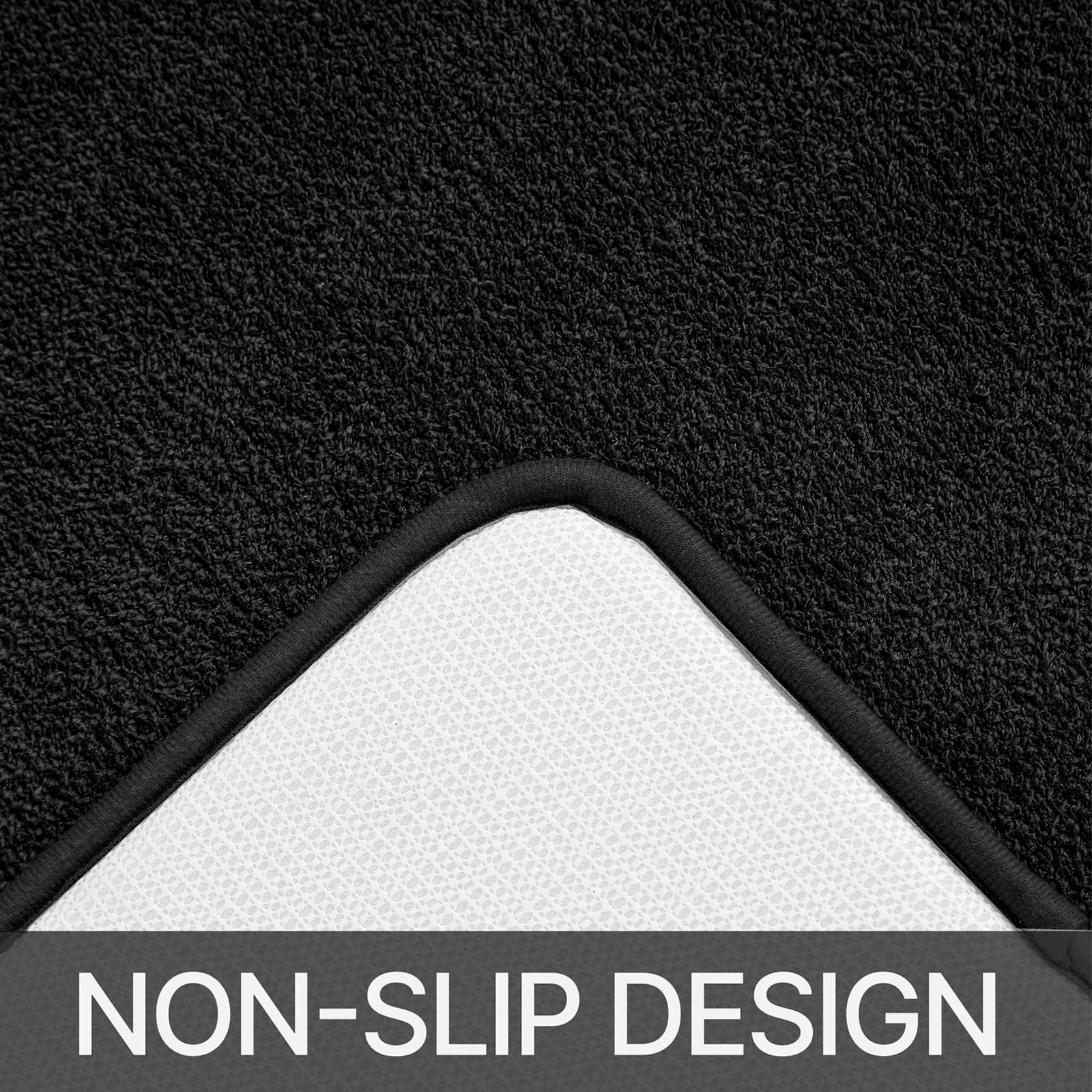 HOMEIDEAS Multi-use bath mat adapts to bathroom, kitchen, and entryways.