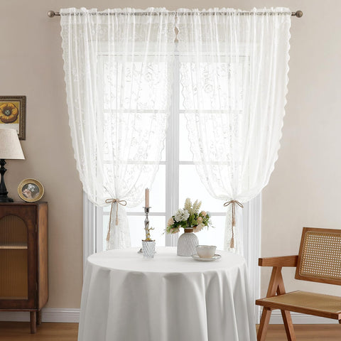 HOMEIDEAS vintage panels showcasing scalloped borders add timeless elegance.