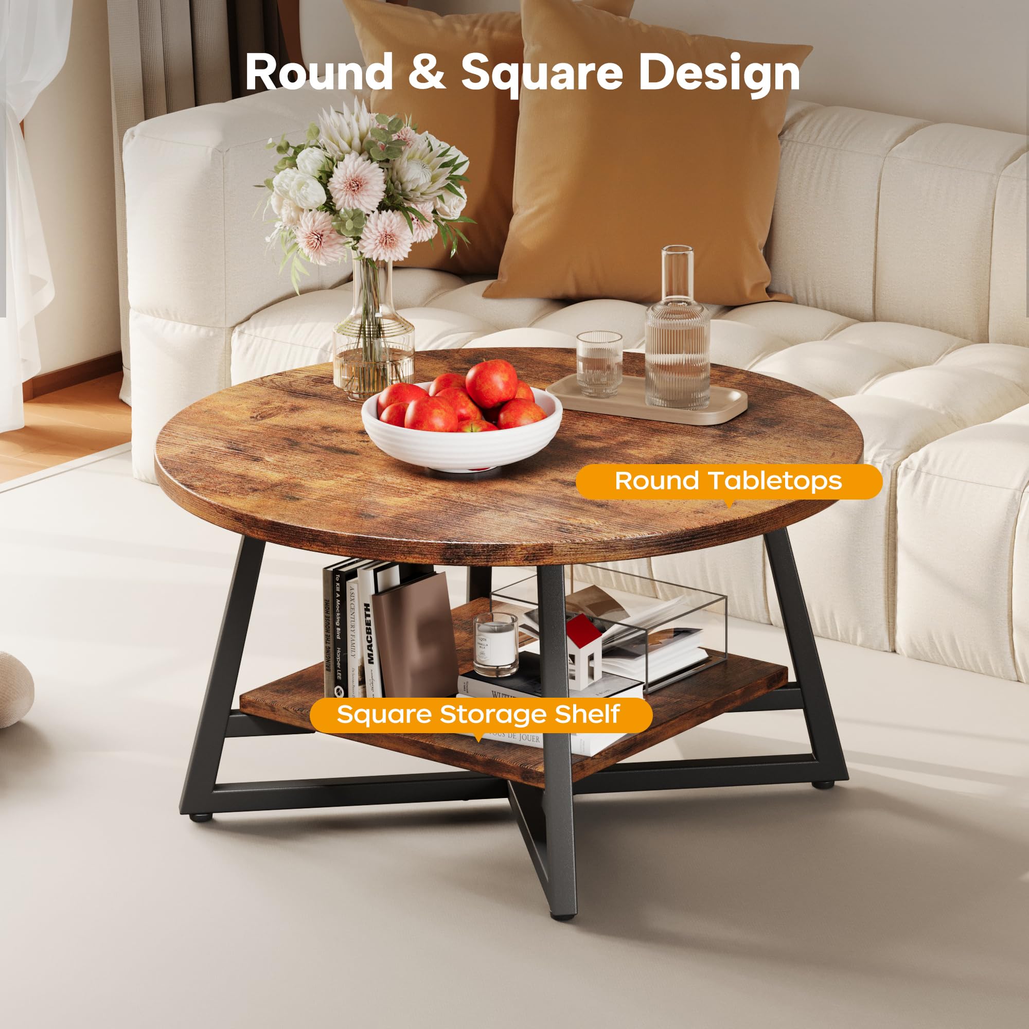 Homeiju adjustable feet ensure level setup and floor protection.