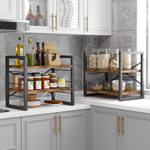 Homeiju Adjustable shelves enable flexible storage for books, magazines and decor.