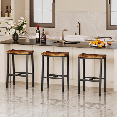 Homeiju bar stool ergonomic footrests enhance seating comfort