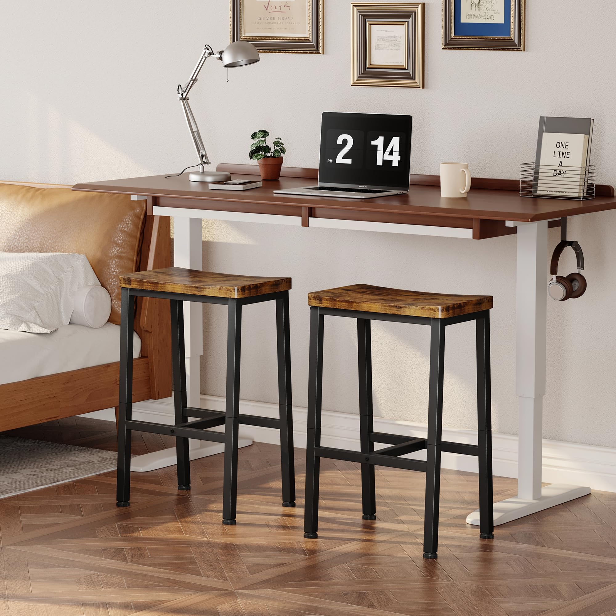 Homeiju bar stool kitchen counter use for quick snacks