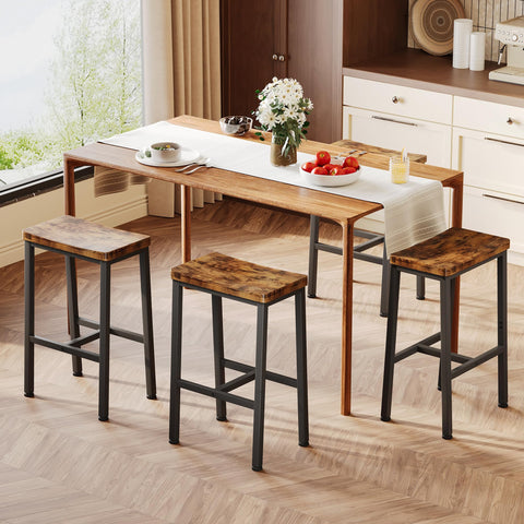 Homeiju bar stool space-saving design fits under counters