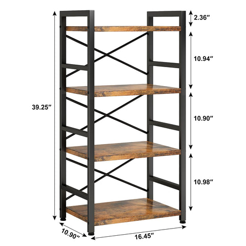 Homeiju Bookshelf quick-assembly design saves time during setup.