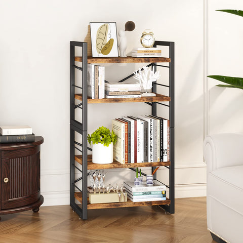 Homeiju Space-saving design splits into two units for desktop or floor use.