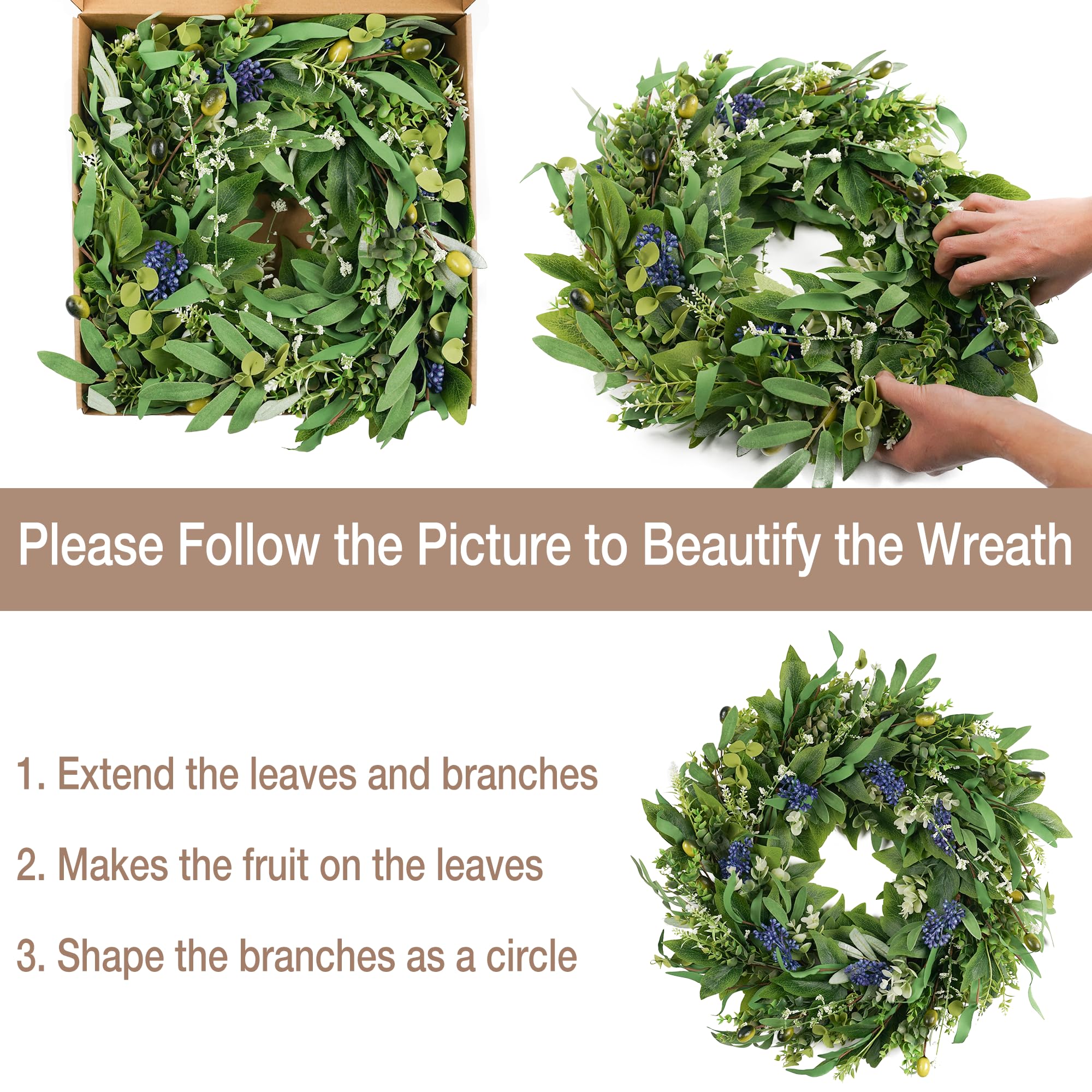 HomeKaren wreath as a dining room centrepiece for spring and summer