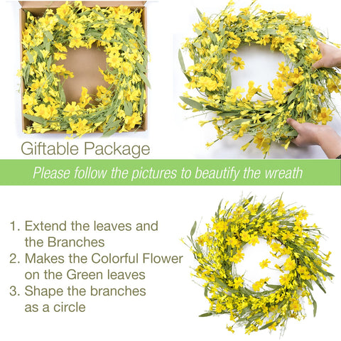 HomeKaren wreath with a sturdy base designed for long-lasting display