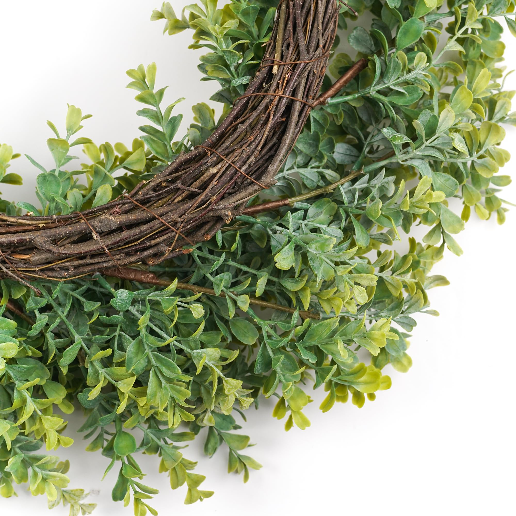 HomeKaren wreath indoor outdoor use complements walls, doors, and windows with greenery.