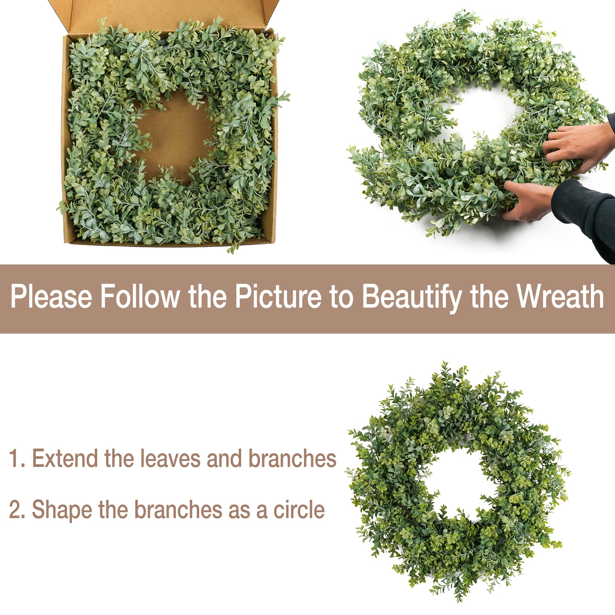 HomeKaren wreath wall hanging adds festive texture to living spaces.