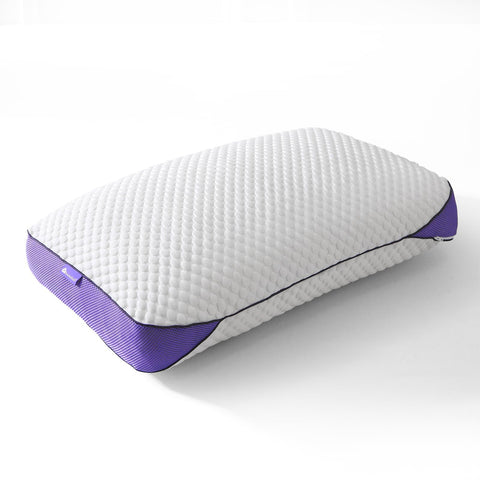 HOMELAB adjustable memory foam pillow cover open view showing removable inside pack for customization
