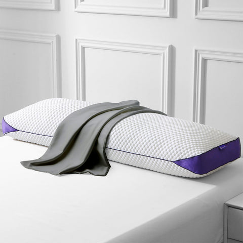 HOMELAB gray Mulberry silk pillowcase smooth fabric protects hair and skin