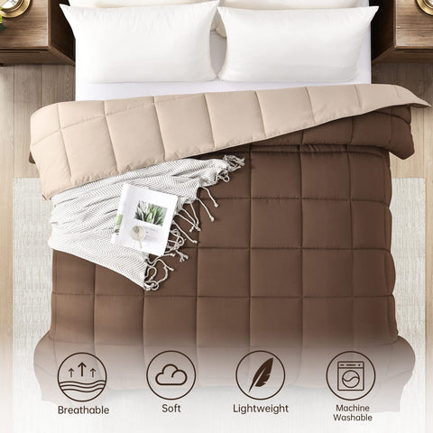 Homelike Moment easy-care, machine-washable comforter for simple cleaning routines.