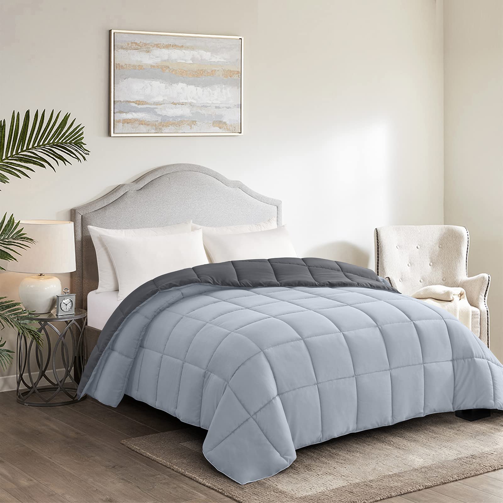 Homelike Moment king comforter skin-friendly microfiber for breathable, soft nights