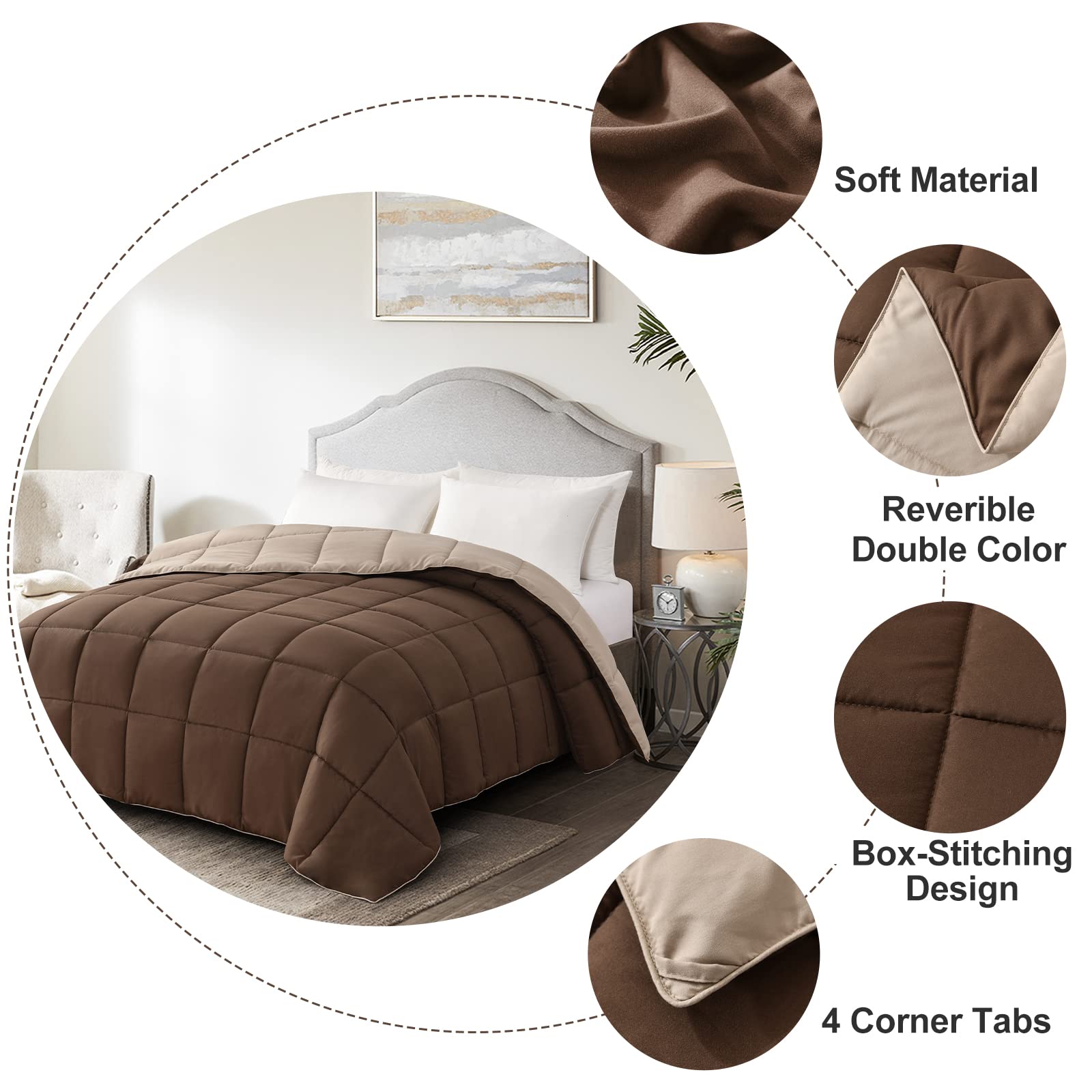 Homelike Moment skin-friendly microfiber material delivering soft, breathable comfort.