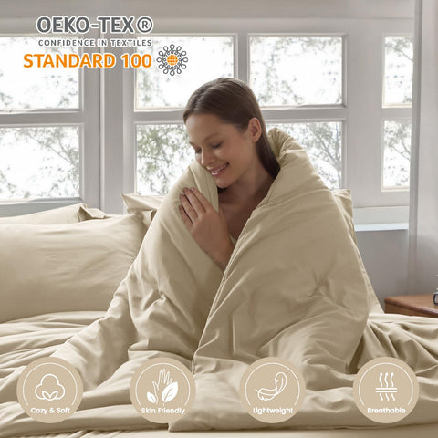 Homelike Moment pillowcases 20x30; silky-smooth, skin-friendly daily use.