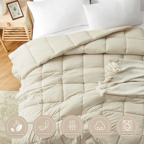 Homelike Moment queen comforter with four corner tabs anchors duvet covers securely.
