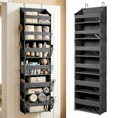 HOMELUX THEORY over-door organizer with 6 pockets for easy closet organization and quick access