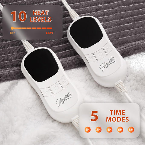 Homemate 10 heat levels offer customizable comfort settings.