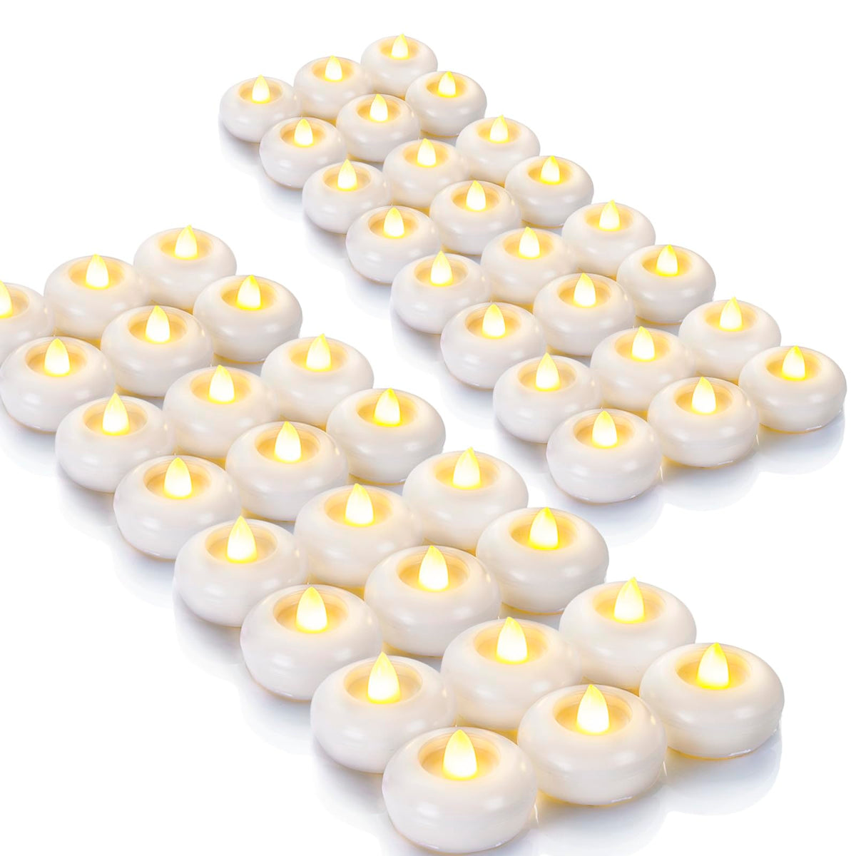 Homemory 2-inch flameless floating candle creates elegant centerpiece ambiance.