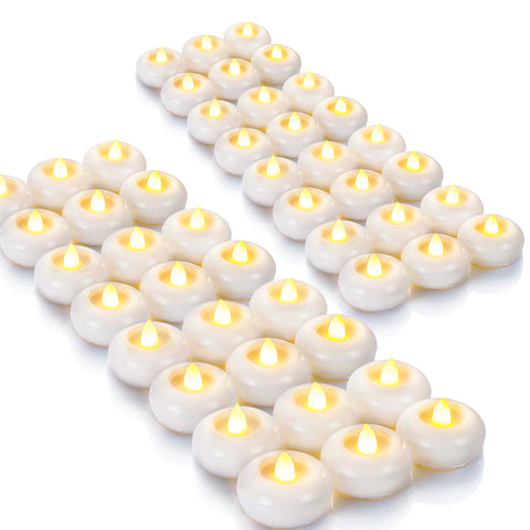 Homemory 2-inch flameless floating candle creates elegant centerpiece ambiance.