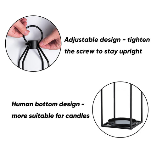 Homemory IP55 waterproof lantern—top and bottom protect from rain.