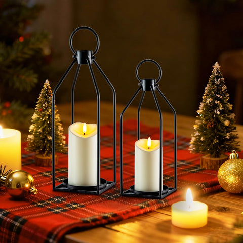 Homemory lantern packaging—includes two lanterns and candles for gifting.