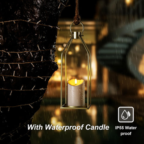 Homemory lantern with remote control simplifies lighting with timed options.