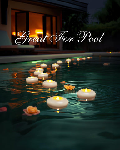 Homemory reusable flameless tealights reduce waste with glow