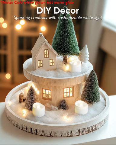 Homemory tea light melting-edge flicker enhances table decor