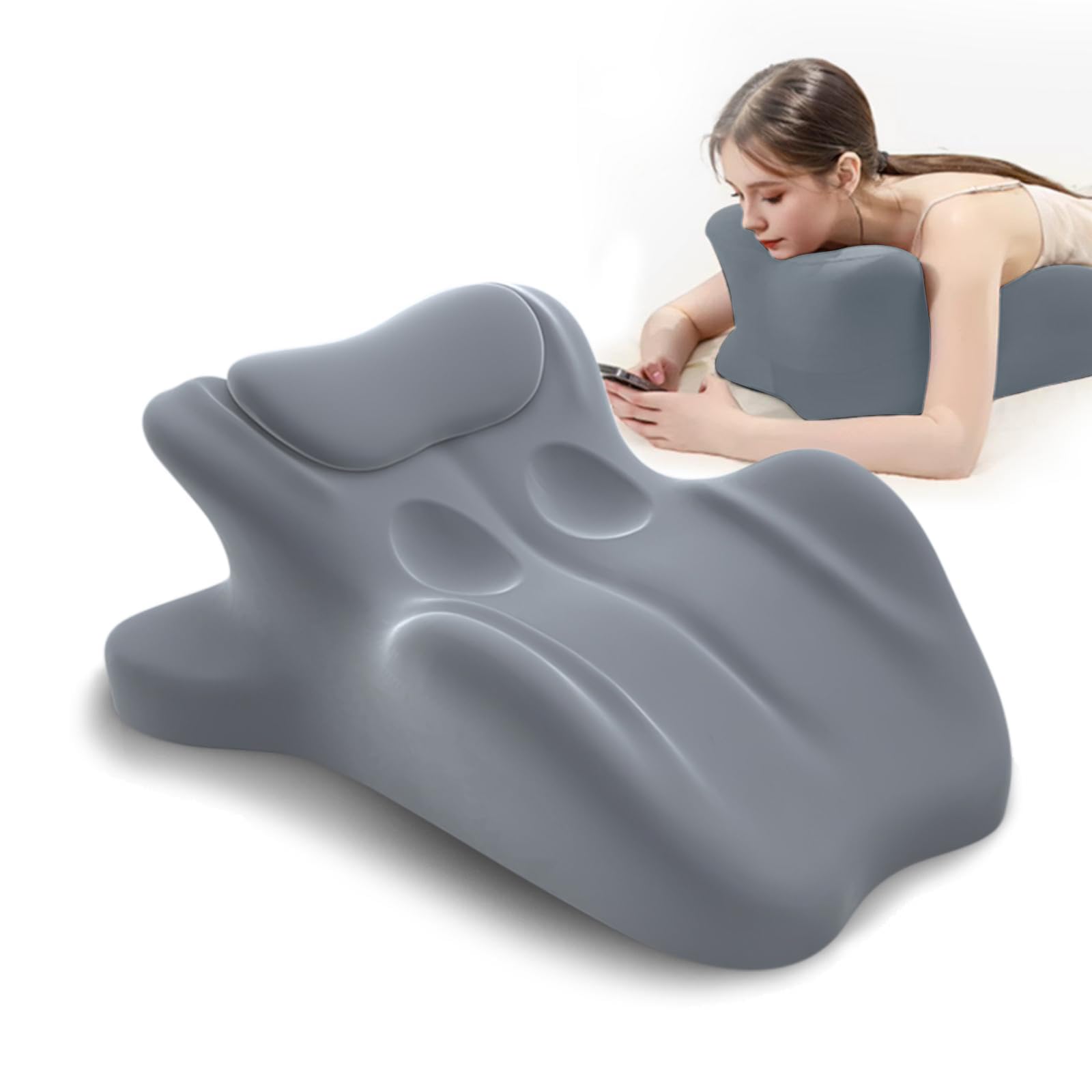 HOMEPAC neck-support wedge for ergonomic alignment and restful sleep