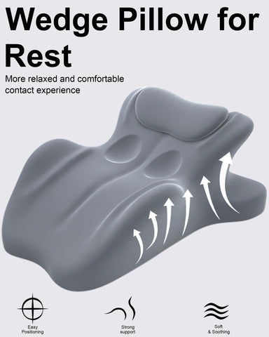 HOMEPAC 27-degree angled wedge supports upright positioning for reading