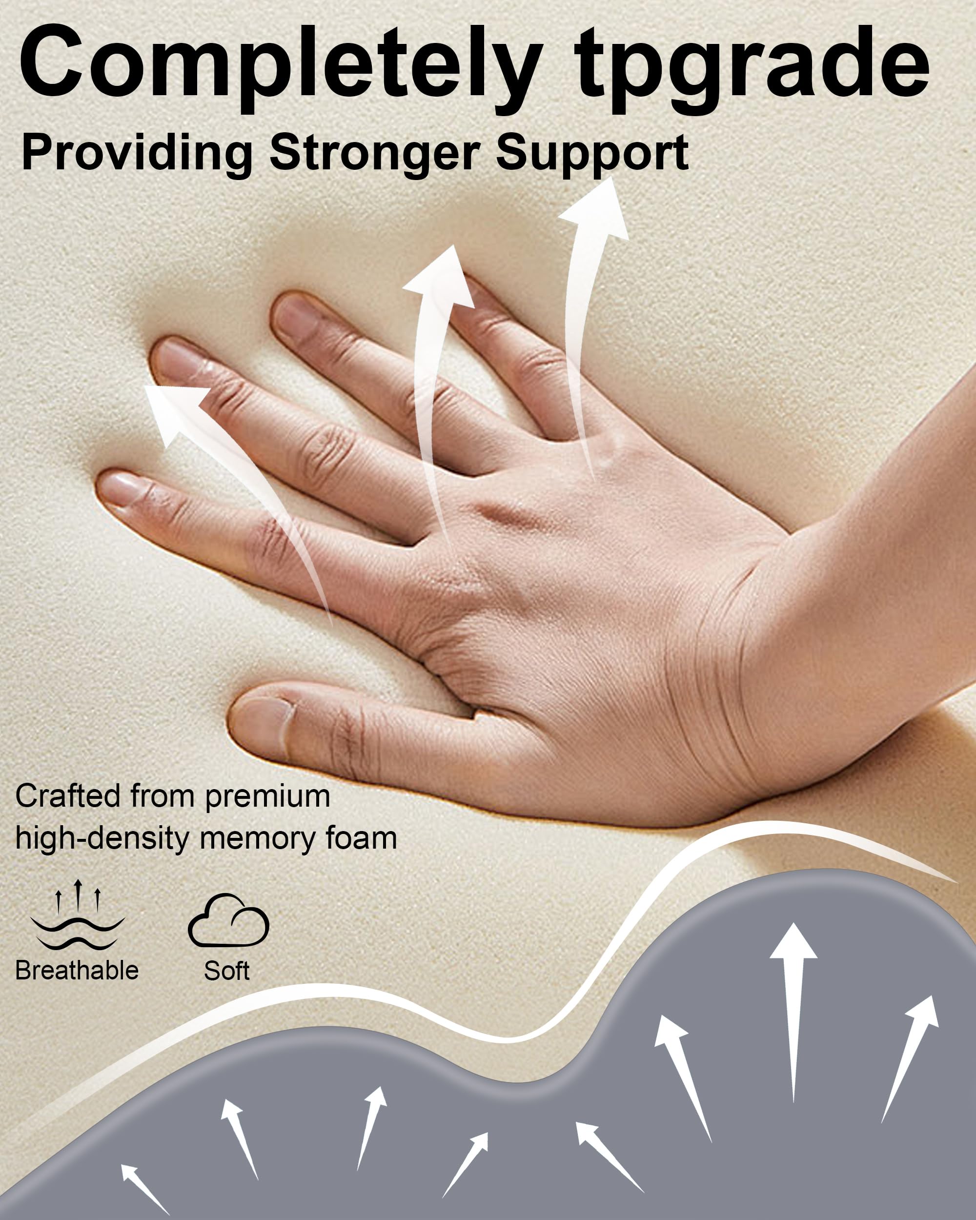HOMEPAC breathable cover enhances comfort with airflow during use