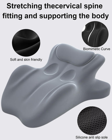 HOMEPAC grey wedge pillow ideal for cozy home relaxation