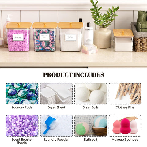 HomePekite transparent jars pair with any decor