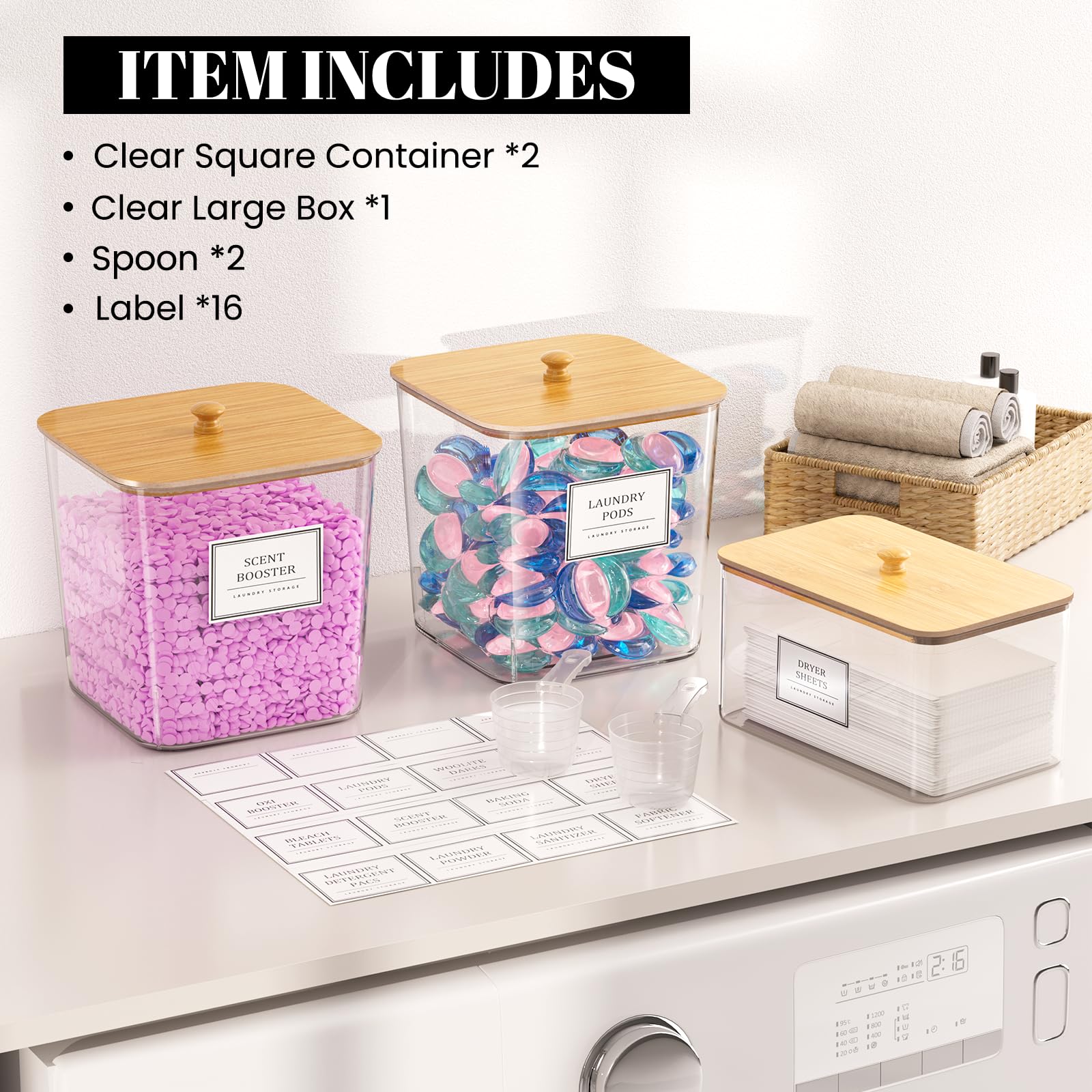 HomePekite waterproof labels help organize shelves