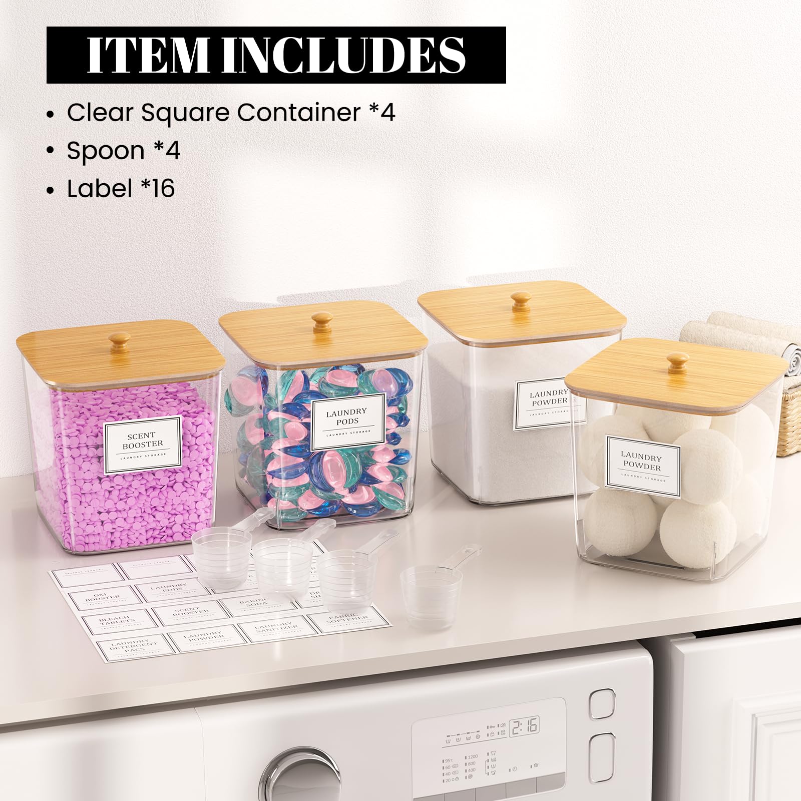 HomePekite wooden lid wipes clean easily with a damp cloth.