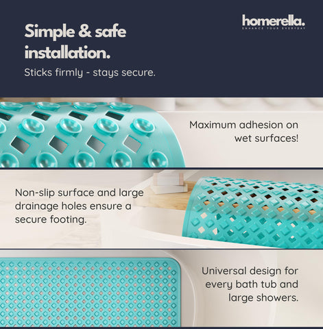 Homerella BPA-free vinyl mat designed for durable, skin-friendly use.