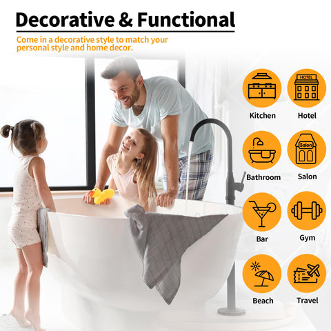 HOMERHYME travel towels for hotel, gym, or guest rooms