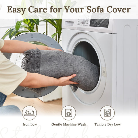 HOMERILLA machine-washable tag enables quick, simple care