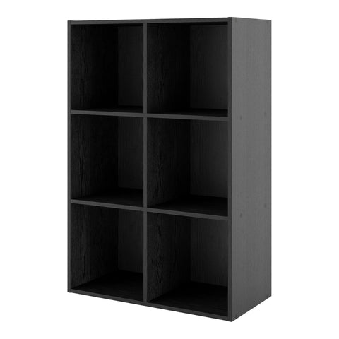 Homes Inside + Out Apexa 2-Cube Open shows flexible storage for books and bins.