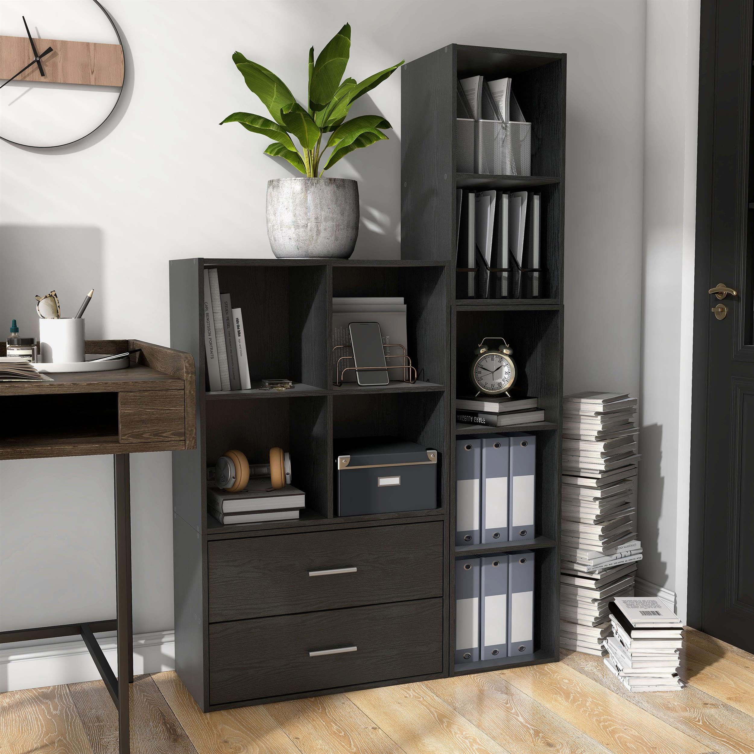 Apexa 2-Tier Open by Homes: Inside + Out, compact tiered storage