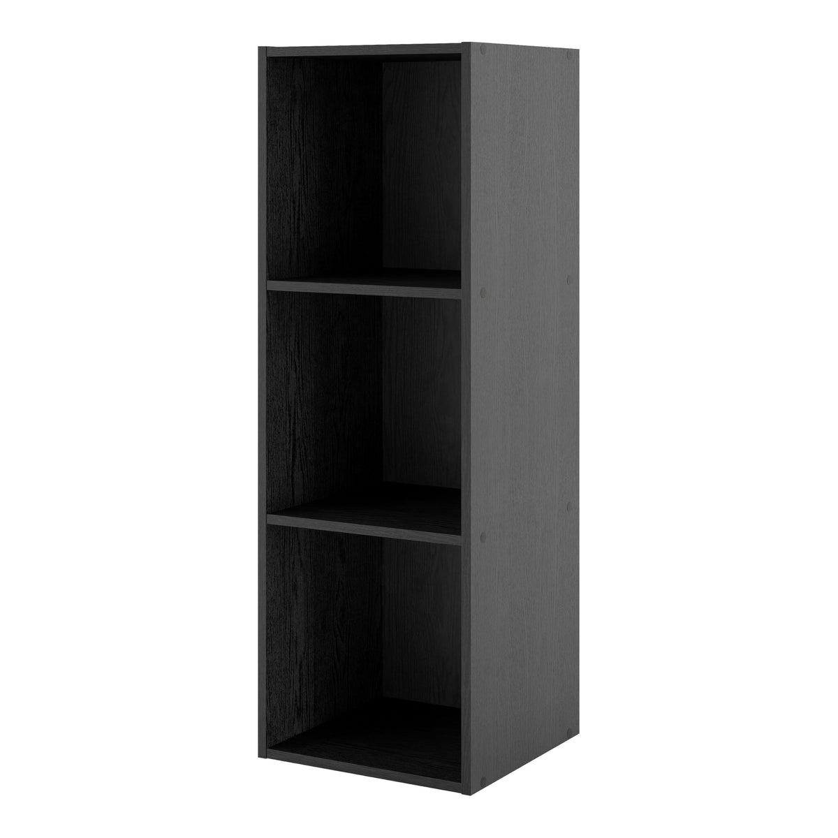 Homes Inside Out Apexa 3-Cube Open storage for books and bins.
