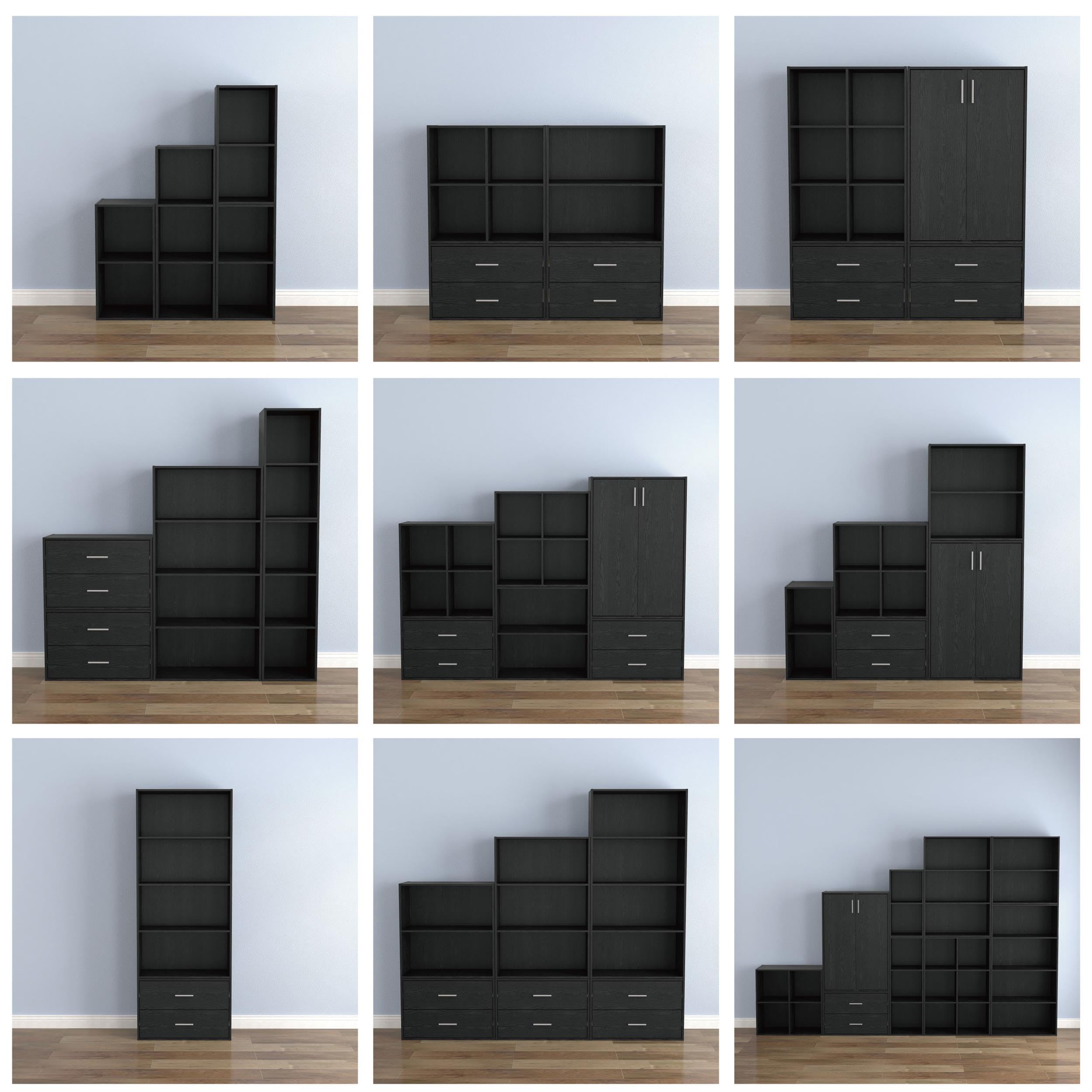 Apexa 4-Tier Open by Homes: Inside + Out, tall storage solution