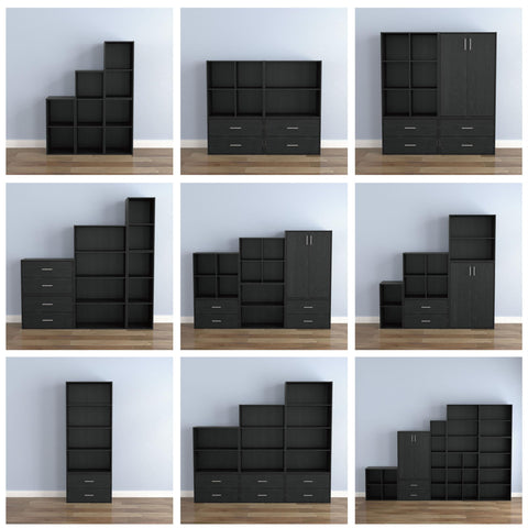 Apexa 4-Tier Open by Homes: Inside + Out, tall storage solution