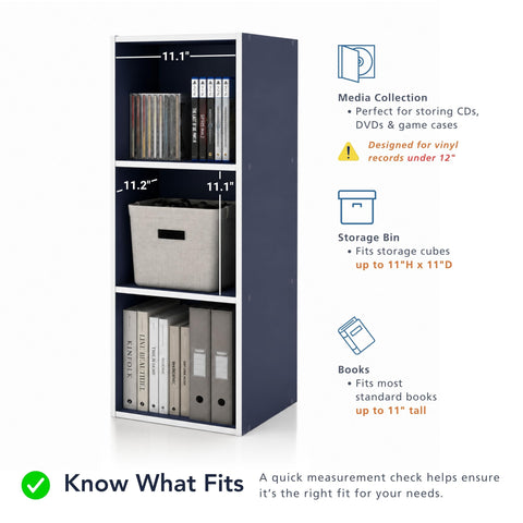 Homes Inside + Out Apexa closed storage with doors hides clutter