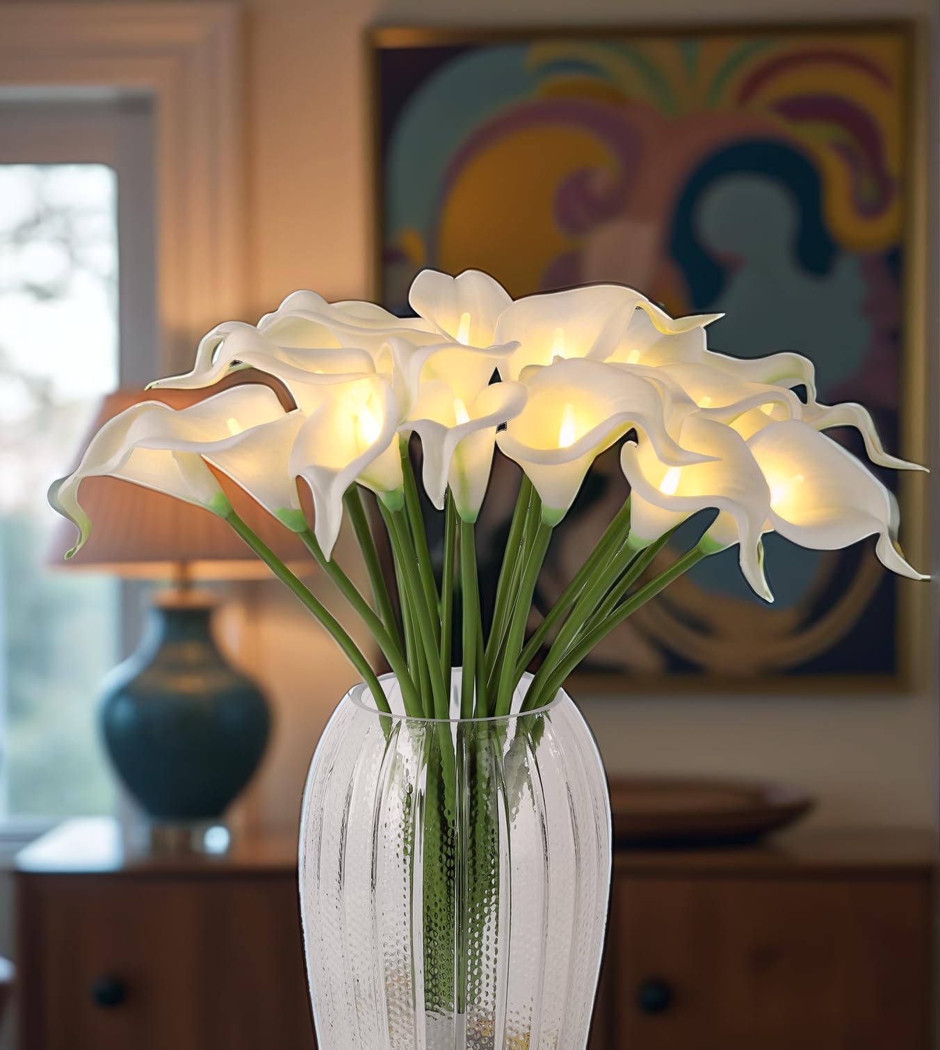 HOMESEASONS Timer function helps conserve energy while keeping ambiance ready.