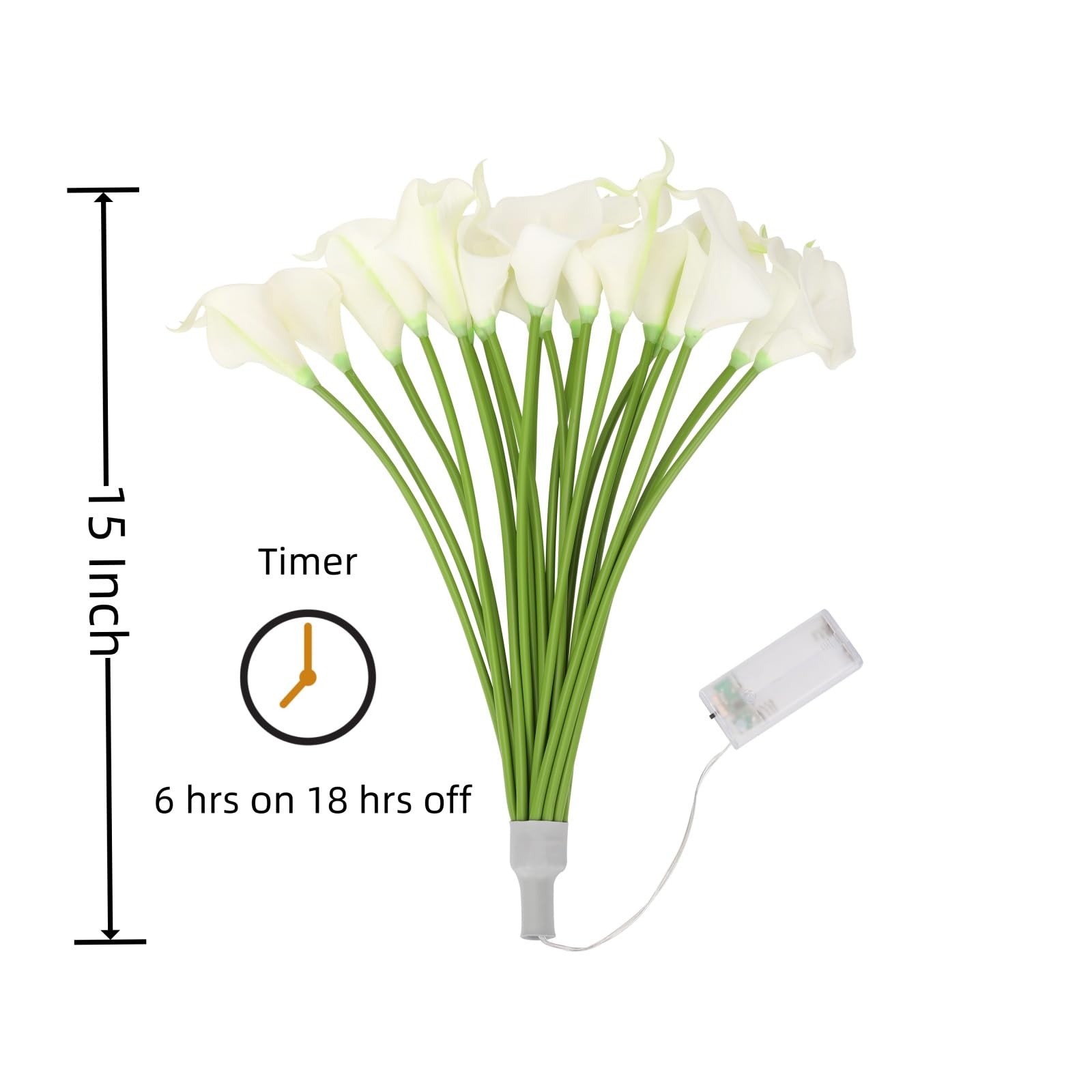 HOMESEASONS Bendable stems let you shape each arrangement easily.